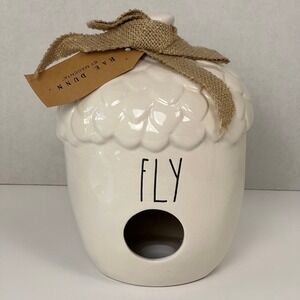Rae Dunn Magenta Acorn Birdhouse FLY Fall Autumn Decor NEW‎